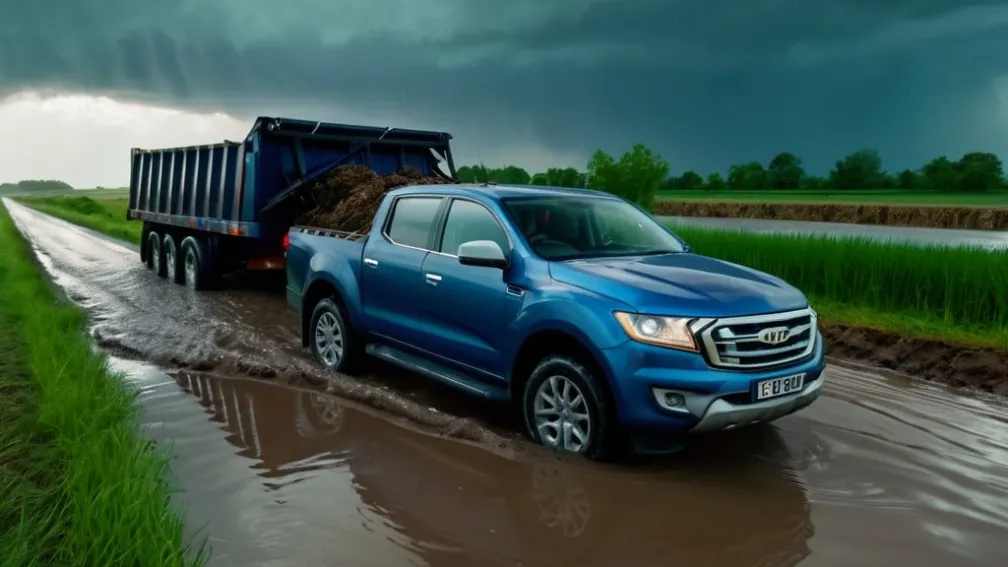 Серьезное ДТП под Барсбюттелем: Женщина-водитель тяжело ранена после столкновения с грузовиком