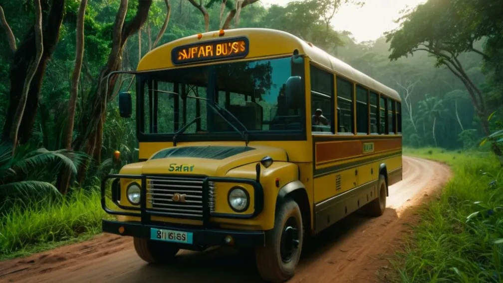 В Индии Леопард Напал на Туристический Автобус, Пострадала Женщина