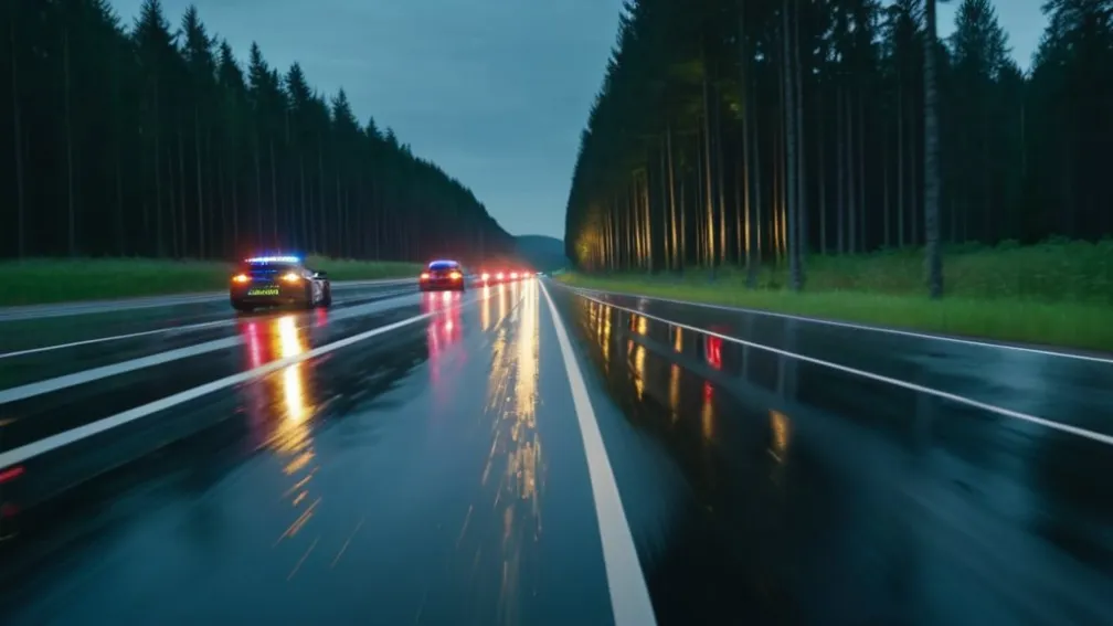 Драматическая погоня в Германии: Отец сбежал с 6-летним сыном от полиции по автобану