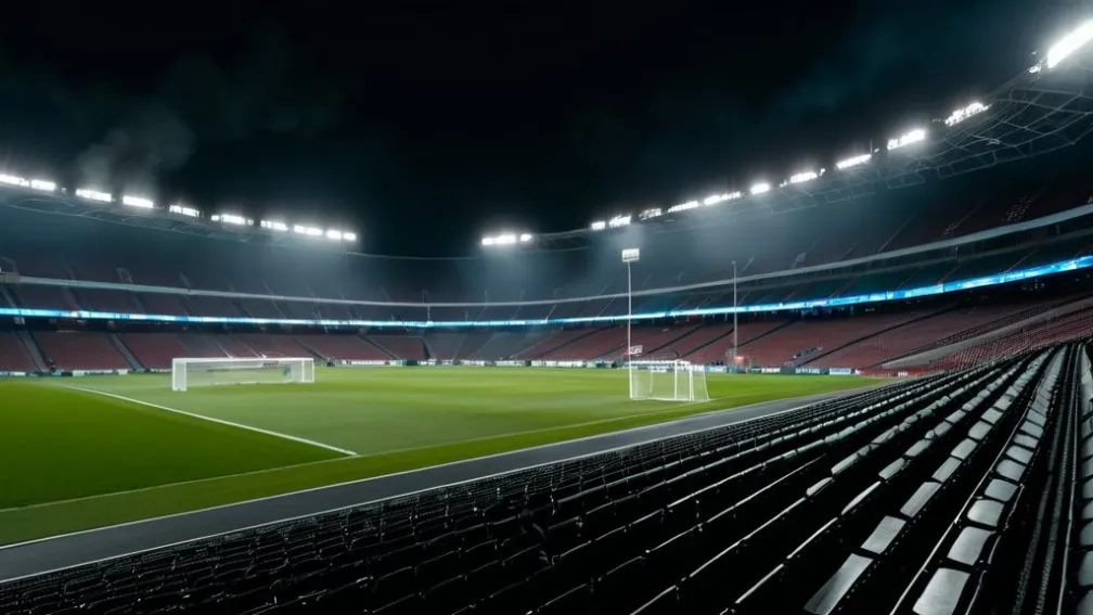 Пожар на стадионе в Кёльне после матча Бундеслиги шокировал телезрителей