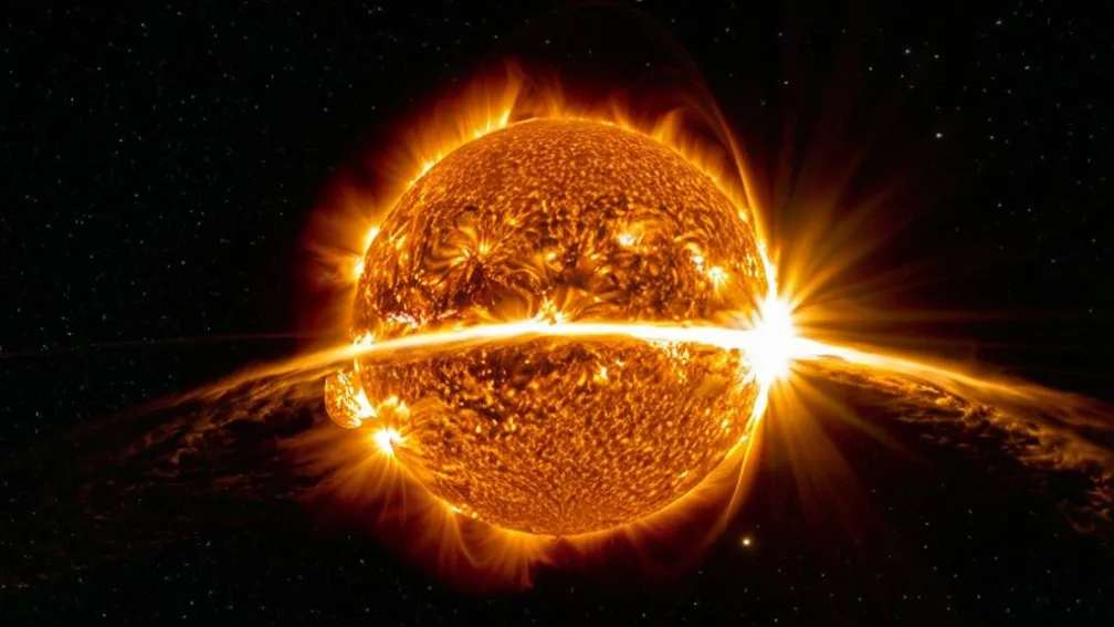 Гигантское солнечное пятно в десять раз больше Земли движется к нашей планете