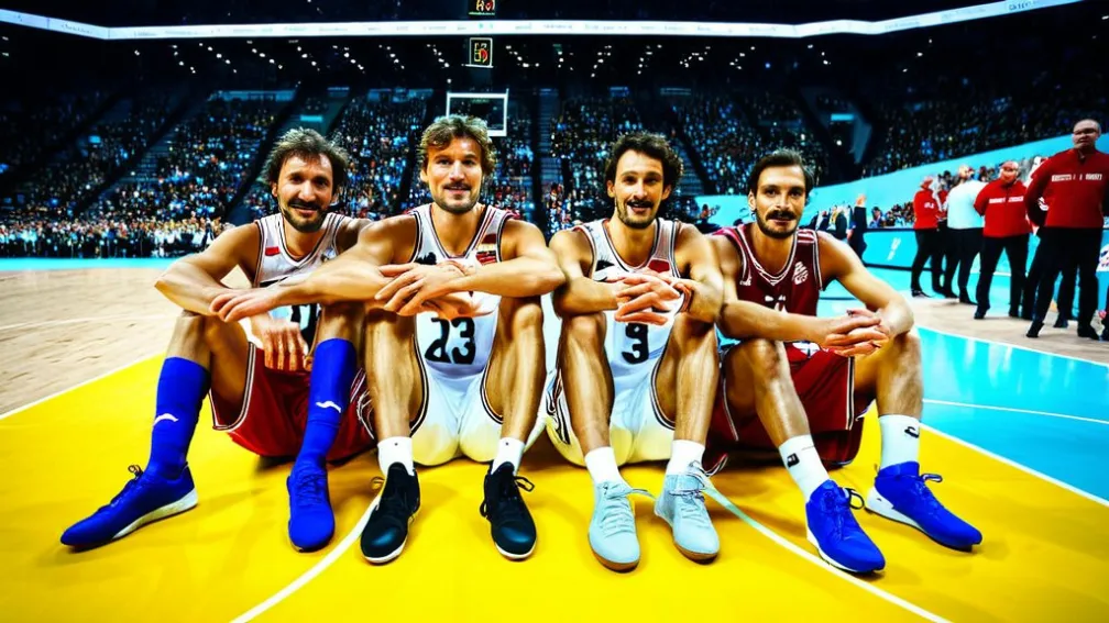 Голландский бизнесмен Björn Gulden сидит рядом с Müller и Hummels в NBA