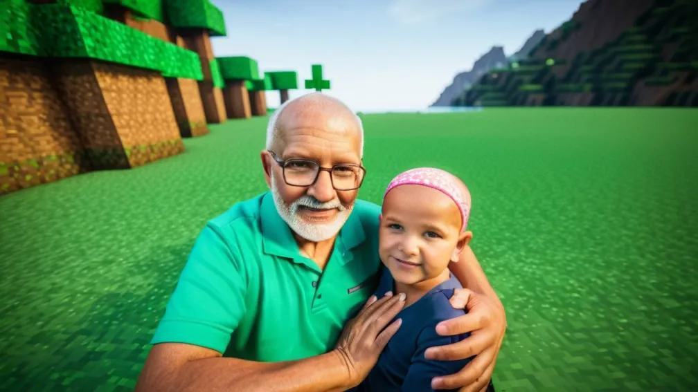 Дедушка Sue спасла своего внука Jack от рака с помощью Minecraft