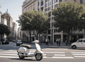 Во Франкфурте водитель Vespa напал на автомобилиста с перцовым пистолетом