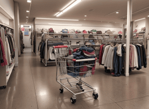 В Людвигсхафене ищут женщину, укравшую тележку детской одежды на 600+ евро