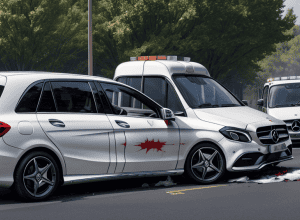 В Ульме 86-летняя женщина на Mercedes врезалась в стену и тяжело пострадала