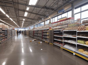 В немецком Людвигсхафене ограбили супермаркет Netto: украдены продукты, ущерб 3000 евро