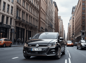 Лихач на VW Fox устроил хаос в Гамбурге, едва не сбив детей