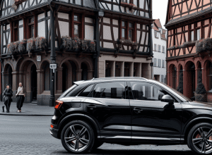 В Германии скутеристы атаковали Audi: водительницу преследовали и повредили авто