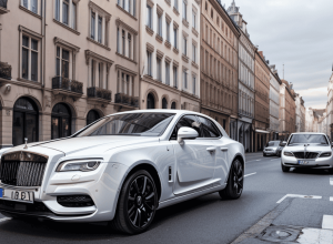Роскошный Rolls Royce скрылся с места ДТП в немецком Миндене