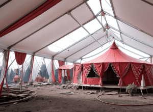 В Германии 17 детей пострадали при пожаре в цирковом шатре во время репетиции