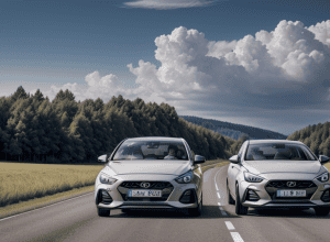 В Германии водитель Hyundai I30 N устроил опасные гонки на трассе L281 и скрылся после инцидента