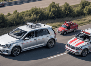 В Германии VW Golf с подростками перевернулся после превышения скорости: пятеро пострадали