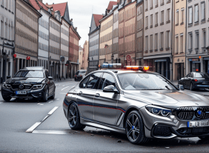 В Нюрнберге BMW столкнулся с Mercedes: пострадал 80-летний водитель
