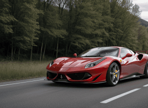 Дорогой Ferrari сгорел дотла после страшной аварии в Баварии: двое пострадавших