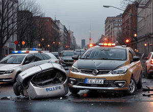 Серьезное ДТП в Киле: Столкнулись Opel и VW, два человека тяжело ранены
