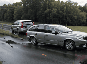 ДТП в Веймаре: Водитель Volvo уснула за рулем и съехала в кювет