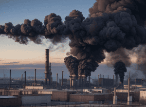 Крупный пожар в порту Гамбурга: над городом поднялся огромный столб черного дыма