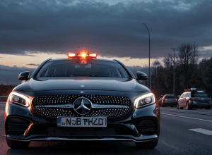 В Германии задержали пьяного водителя Mercedes: 1,7 промилле в крови