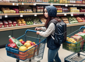 В Ульме мужчина пытался вынести из супермаркета продукты на 40 евро