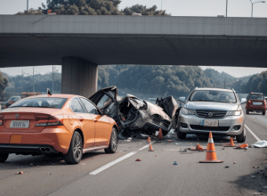 ДТП на трассе B9 в Германии: столкновение при перестроении, двое пострадавших