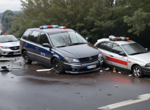 Серьезное ДТП в Германии: водитель упал с насыпи и тяжело ранен