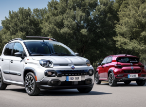 Шоу одного автомобиля: "Тонкий" Fiat Panda произвел фурор на встрече в Италии