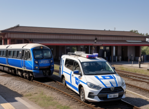 Драка в региональном поезде в Германии: пассажиры напали на мужчину, машинист вызвал полицию