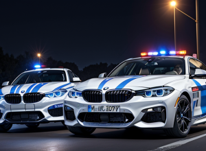 Полиция Германии остановила незаконные гонки BMW в Зингене: Права гонщиков изъяты