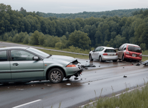 Авария на трассе А81 в Германии: Женщина врезалась в VW после опасного обгона