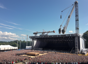 Rock am Ring 2025: Началось строительство гигантской сцены на Нюрбургринге