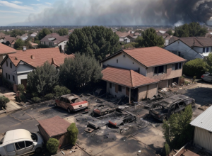 Крупный пожар в Германии: Сгорели пристройка к дому и новый автомобиль, ущерб – €250 тысяч