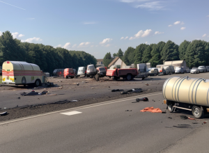 Авария в Германии: Перевернулся прицеп трактора с людьми, 11 пострадавших в Цвиккау