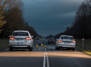 Серьезное ДТП в Германии: Трое пострадавших при лобовом столкновении на трассе L395