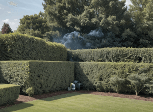 В Германии мужчина поджег живую изгородь, сжигая сорняки