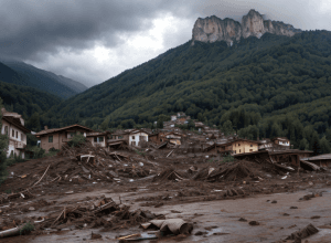 Масштабный оползень в Доломитах накрыл селевым потоком населенный пункт: объявлен режим ЧС