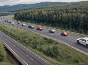 Водитель уснул за рулем на немецком автобане A65 и попал в ДТП