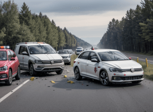 В немецком Вильдесхаузене произошло серьезное ДТП: пассажир в критическом состоянии