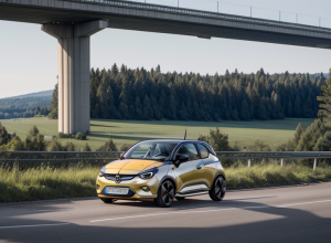 ДТП в Штутгарте: Женщина на Opel врезалась в отбойник, есть пострадавшая