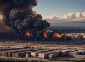 Пожар уничтожил завод в Германии: Ущерб исчисляется миллионами евро