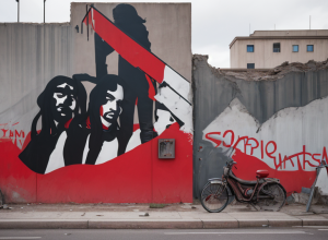 В Берлине осквернили знаменитое граффити «Братский поцелуй» на East Side Gallery