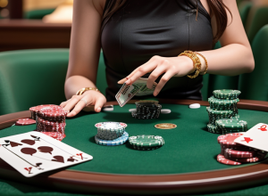 Немецкий покерист Кристофер Пюц борется за золотой браслет WSOP в турнире хайроллеров в Лас-Вегасе