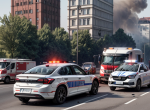 Серьезное ДТП в Любеке: BMW врезался в грузовик, водитель получил тяжелые травмы