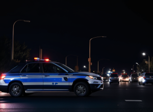 В Берлине водитель Audi пытался сбить полицейского и скрылся с места происшествия