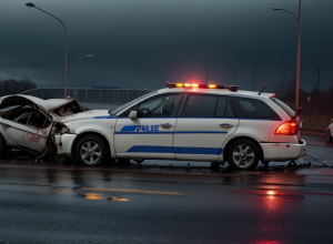 Тяжелое ДТП в Кельне: Audi на мокрой трассе А57 врезался в энергоблок, водитель в критическом состоянии