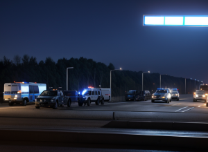 На границе Германии: Полиция на трассе A6 задержала разыскиваемых лиц и изъяла арсенал незаконного оружия