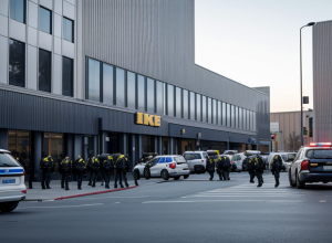 Масштабная операция в IKEA Гамбург: Уволенный сотрудник угрожал вернуться вооруженным