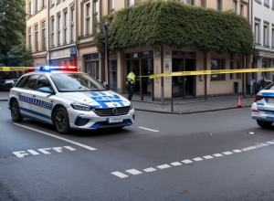 В Германии полиция застрелила напавшего с ножом мужчину, ранен офицер