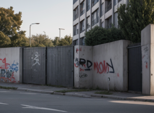 В Дармштадте задержан подросток за политическое граффити