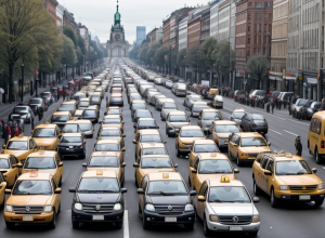 Таксисты в Германии требуют поднять цены на Uber и Bolt: забастовка из-за недобросовестной конкуренции